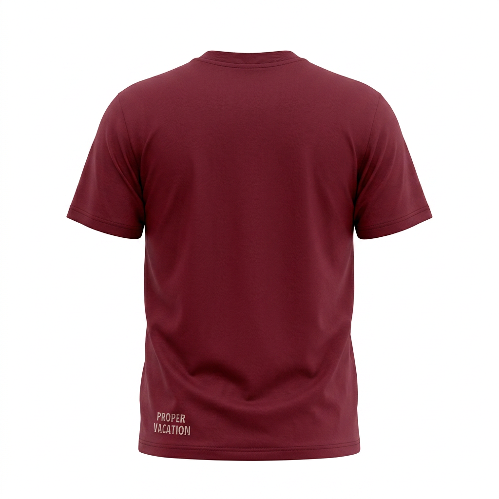 Tee STOP WAR burgundy – Bild 2