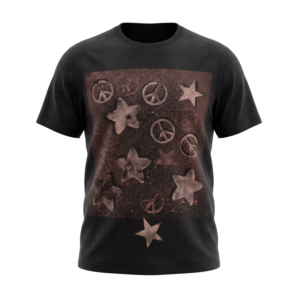 Tee STAR SQUARE black