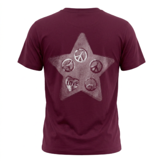 Tee LOVESTAR plum