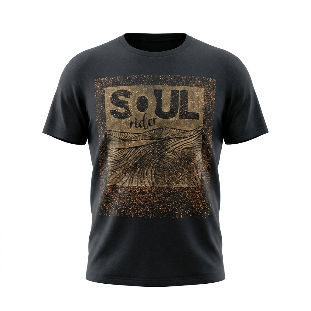 Tee SOUL india ink grey