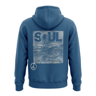 Hoodie SOUL india ink grey